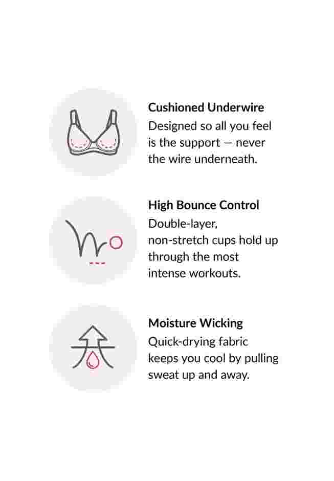 Glamorise® Wonderwire® High-Impact Underwire Sport Bra 9066 image number 4