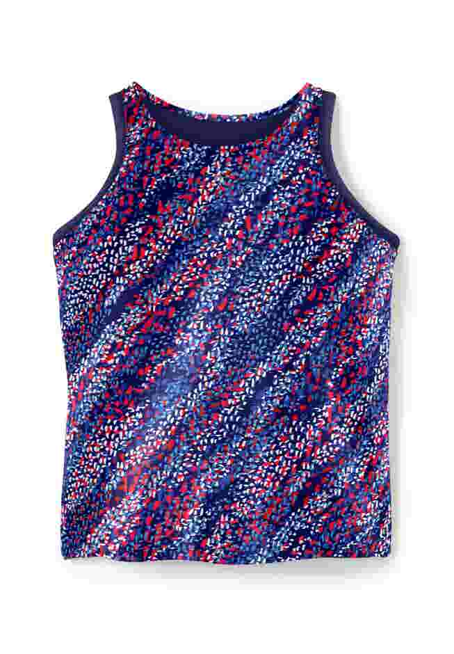 Longer-Length Racerback Tankini Top image number 3