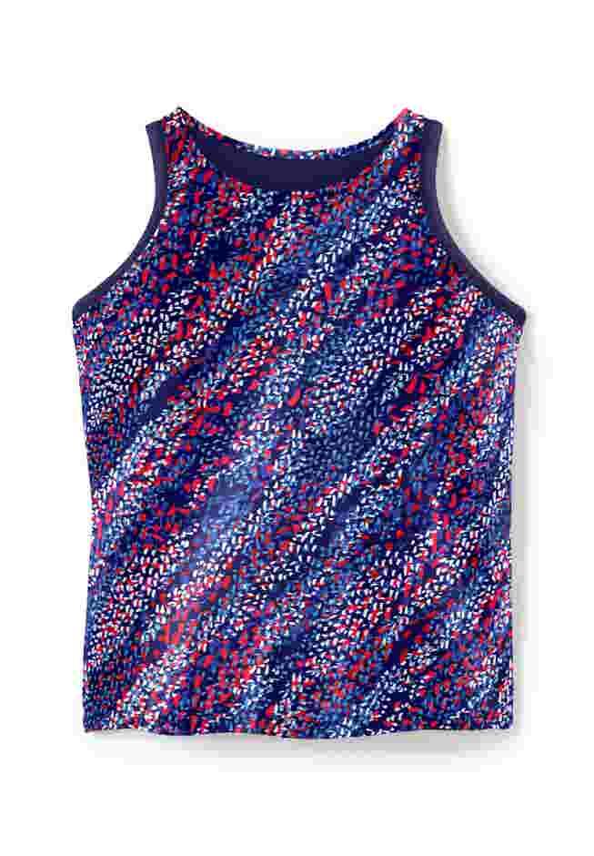 Longer-Length Racerback Tankini Top image number 4