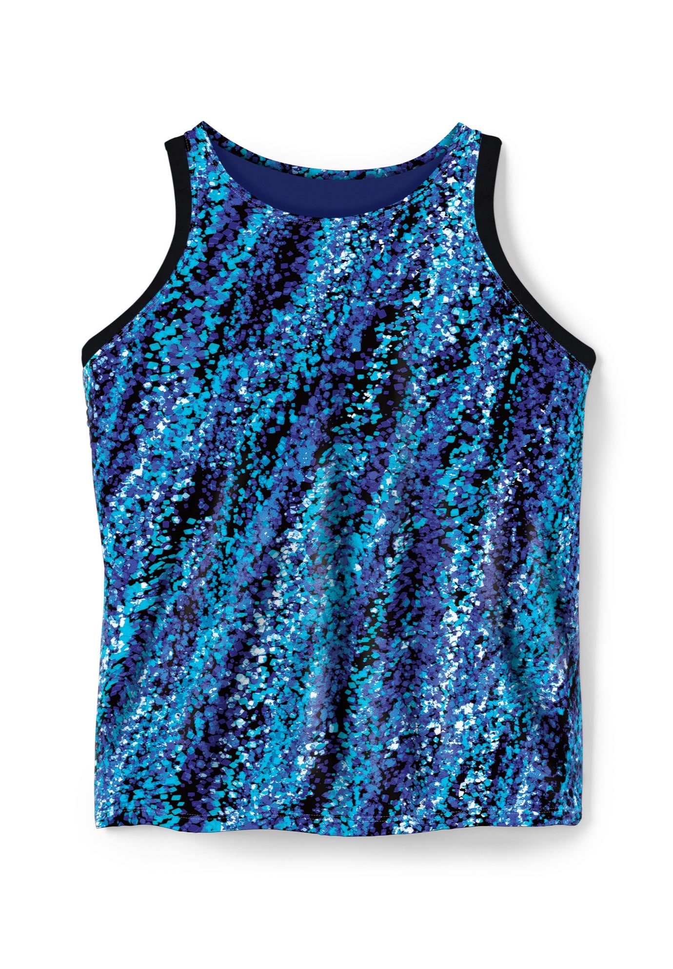 Longer-Length Racerback Tankini Top image number 3