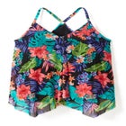 Longer-Length Mesh Tankini Top image number null