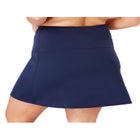 High-Waisted Swim Skirt with Built-In Tummy Control Brief image number null