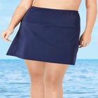 High-Waisted Swim Skirt with Built-In Tummy Control Brief image number null