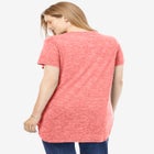 Marled V-Neck Tunic image number null