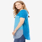 Marled V-Neck Tunic image number null