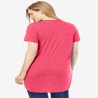 Marled V-Neck Tunic image number null