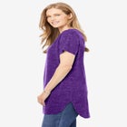 Marled V-Neck Tunic image number null