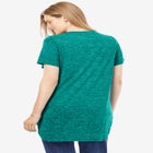 Marled V-Neck Tunic image number null