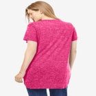 Marled V-Neck Tunic image number null