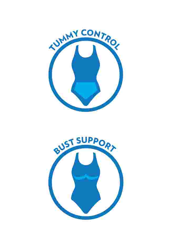 Twist-Front Swim Dress  image number 2