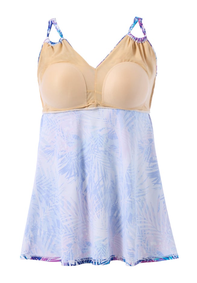 Loop Strap Two-Piece Swim Dress image number 6