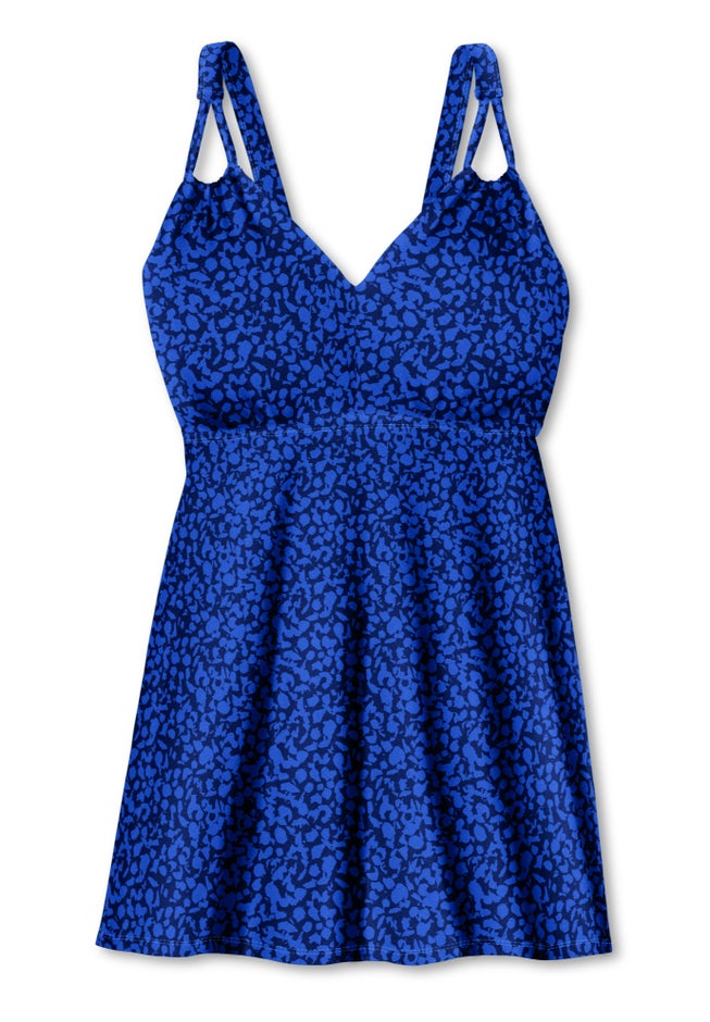 Loop Strap Two-Piece Swim Dress image number 3