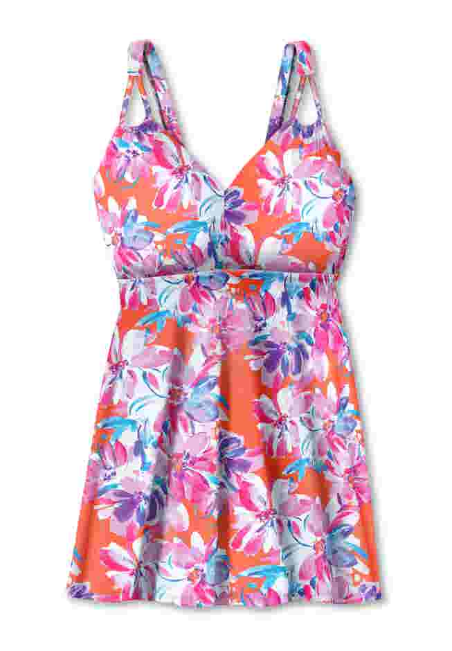 Loop Strap Two-Piece Swim Dress image number 3