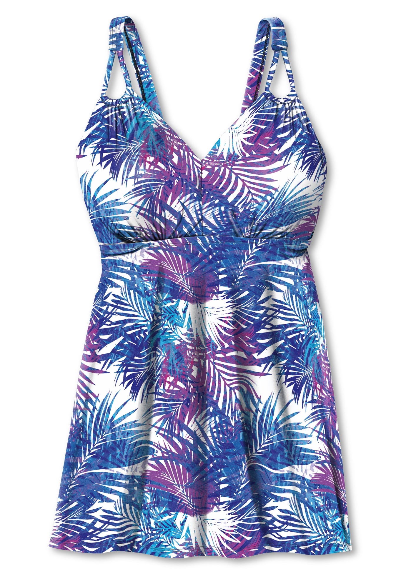 Loop Strap Two-Piece Swim Dress image number 3