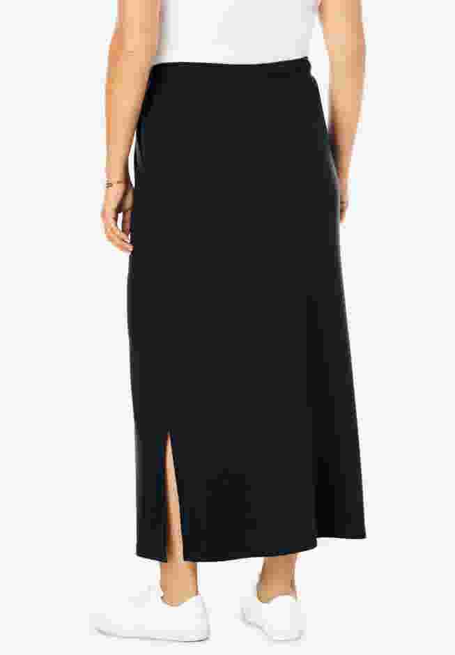 Sport Knit Side-Slit Skirt image number 1