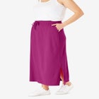 Sport Knit Side-Slit Skirt image number null
