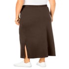 Sport Knit Side-Slit Skirt image number null