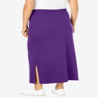 Sport Knit Side-Slit Skirt image number null