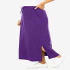 Sport Knit Side-Slit Skirt image number null