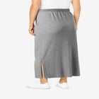 Sport Knit Side-Slit Skirt image number null
