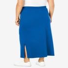 Sport Knit Side-Slit Skirt image number null