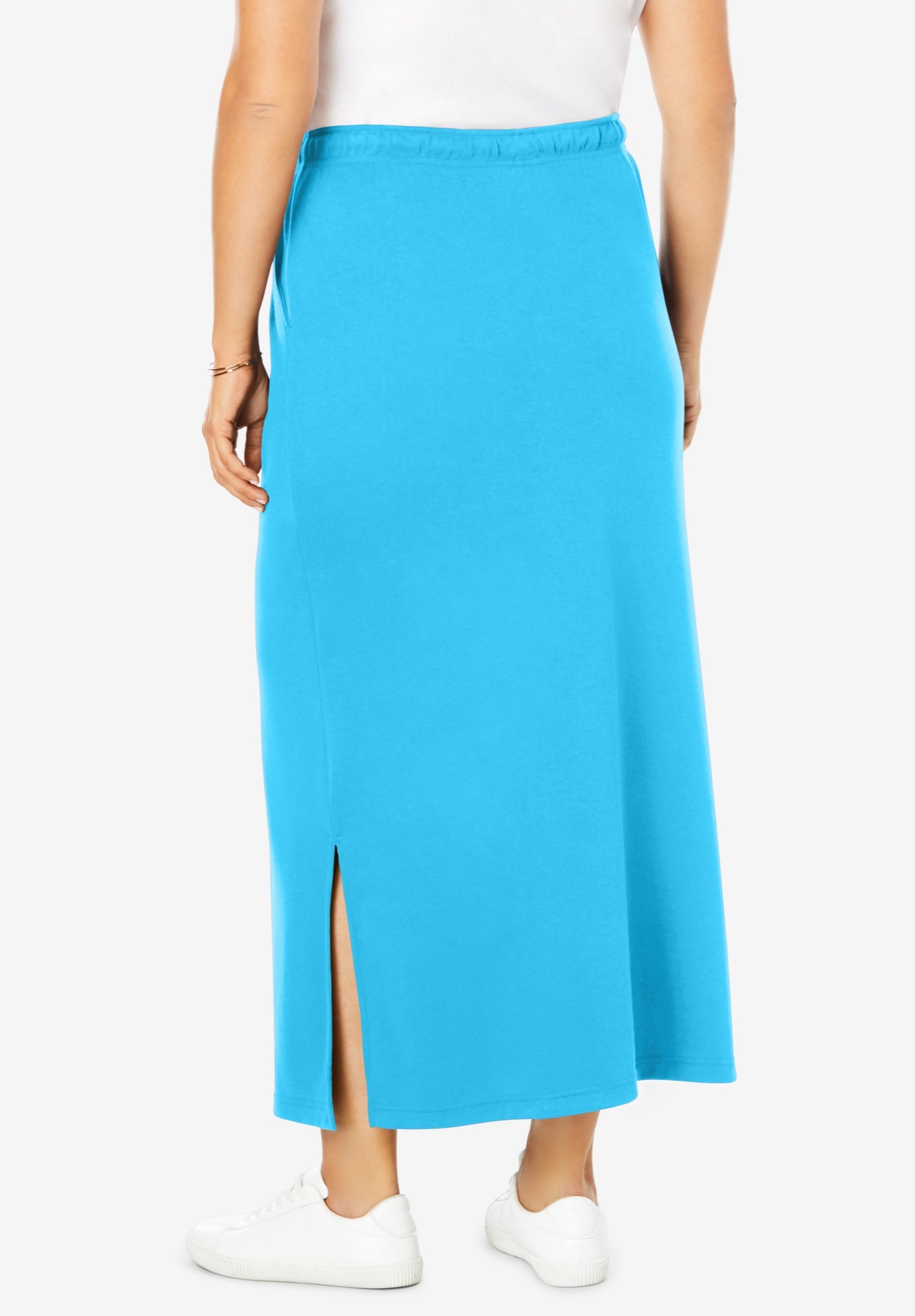 Sport Knit Side-Slit Skirt image number 1