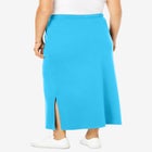 Sport Knit Side-Slit Skirt image number null