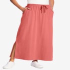 Sport Knit Side-Slit Skirt image number null