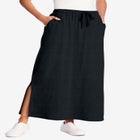 Sport Knit Side-Slit Skirt image number null