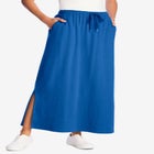 Sport Knit Side-Slit Skirt image number null