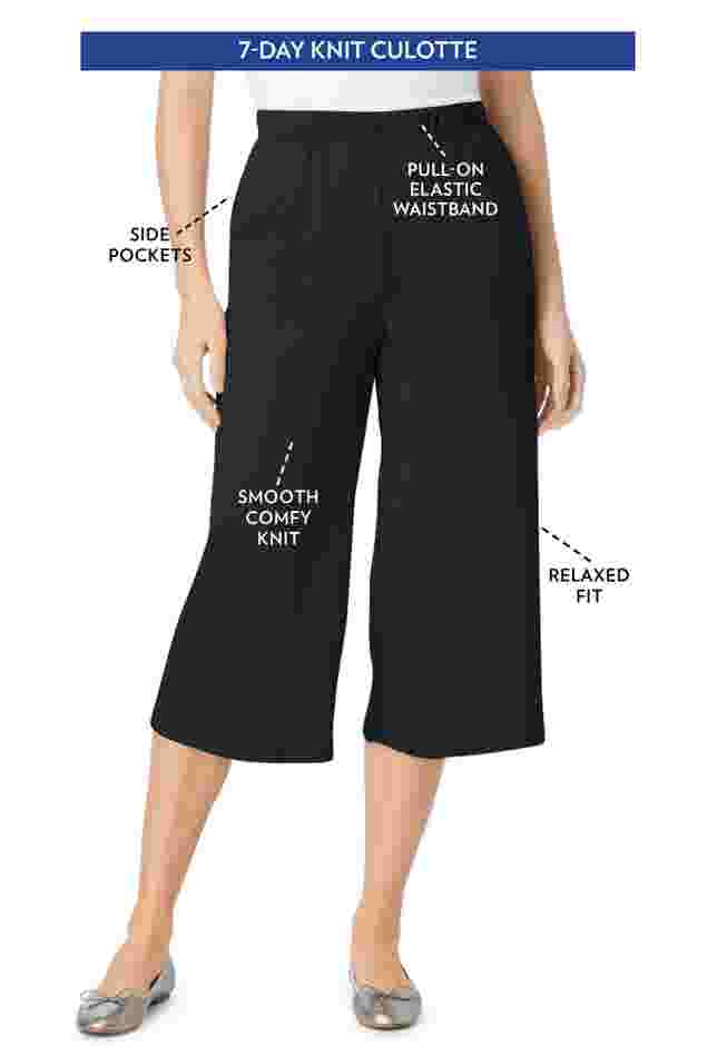 7-Day Knit Culotte image number 0