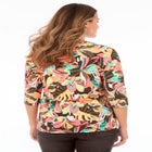 Suprema&reg; 3/4 Sleeve V-Neck Tee image number 1