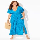 Pack & Go Wrinkle-Resistant Maxi Cover Up Dress image number null