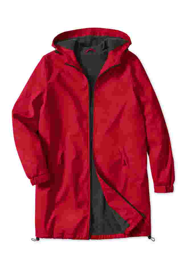 Hooded Slicker Raincoat image number 1