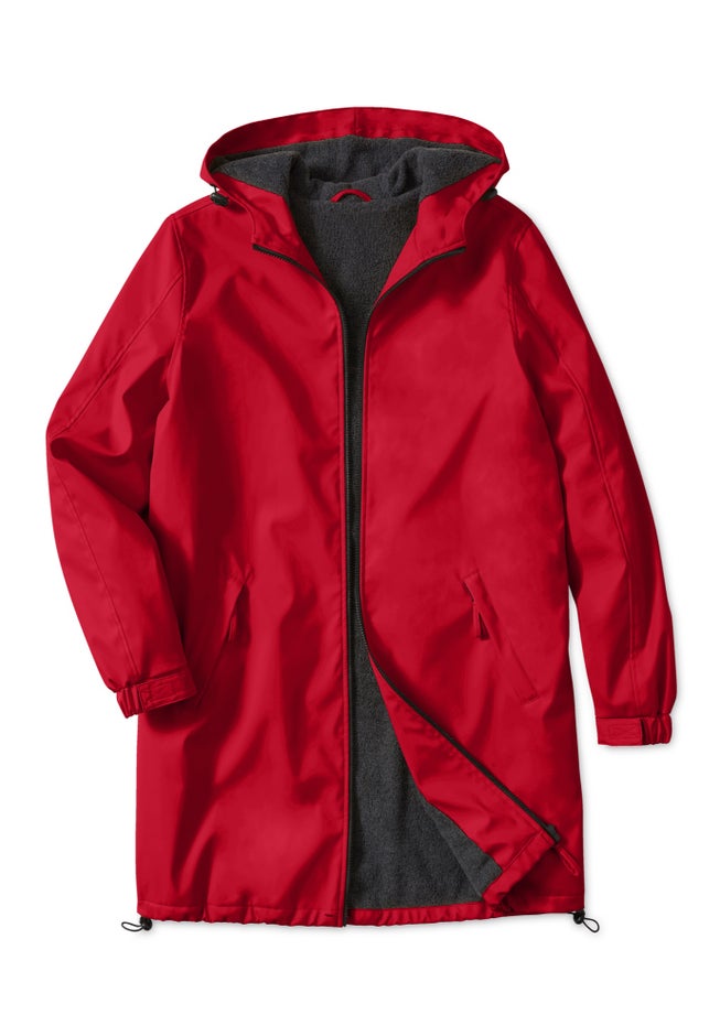 Hooded Slicker Raincoat image number 1