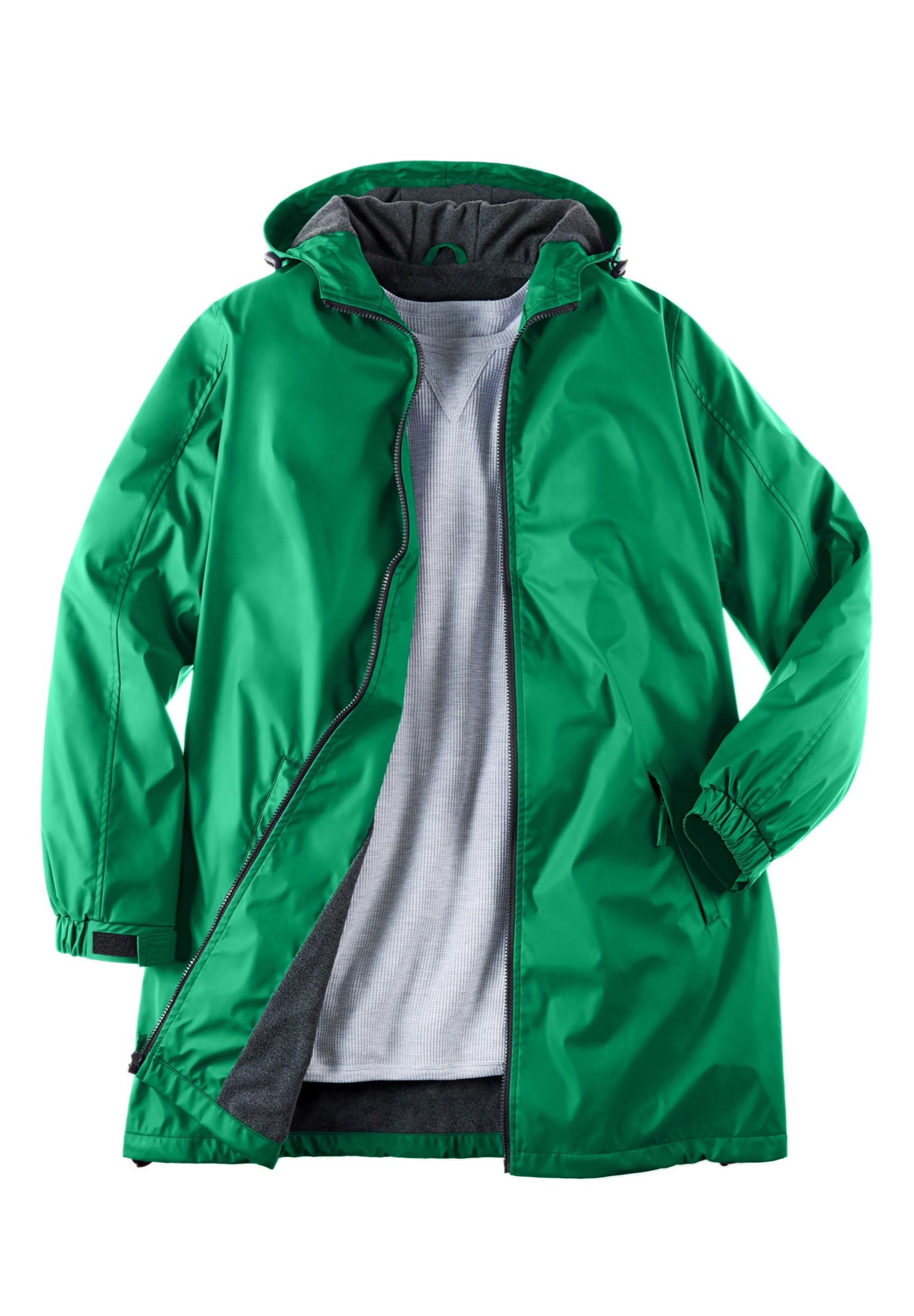 Hooded Slicker Raincoat image number 1