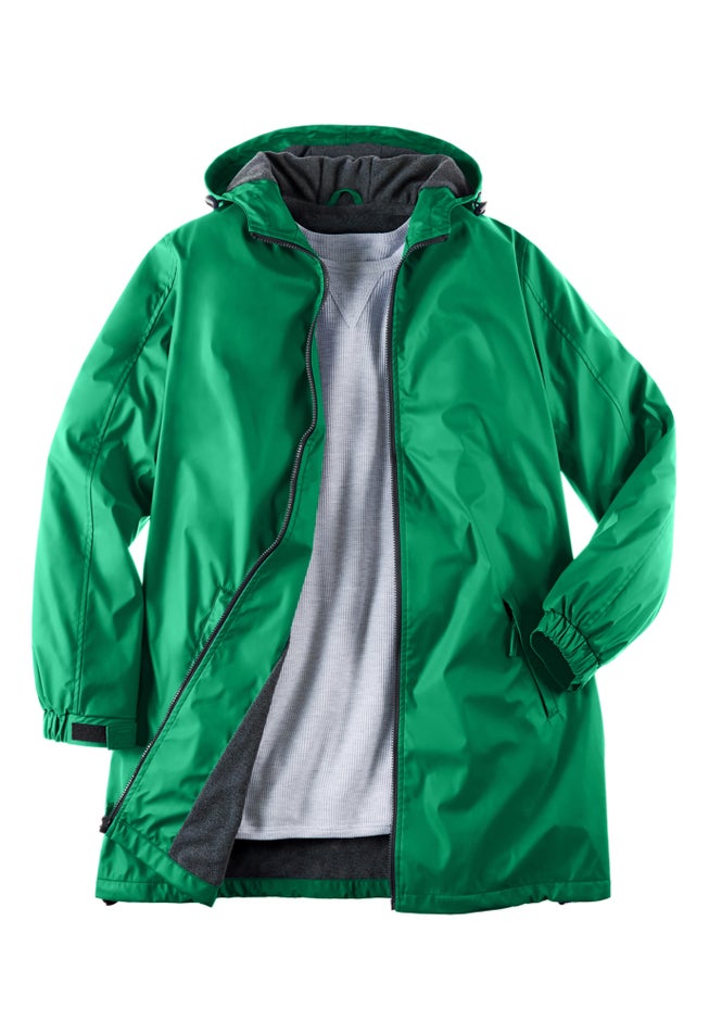 Hooded Slicker Raincoat image number 1