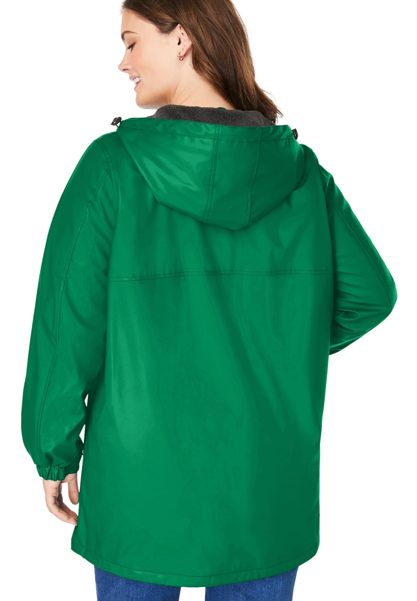 Hooded Slicker Raincoat image number 2