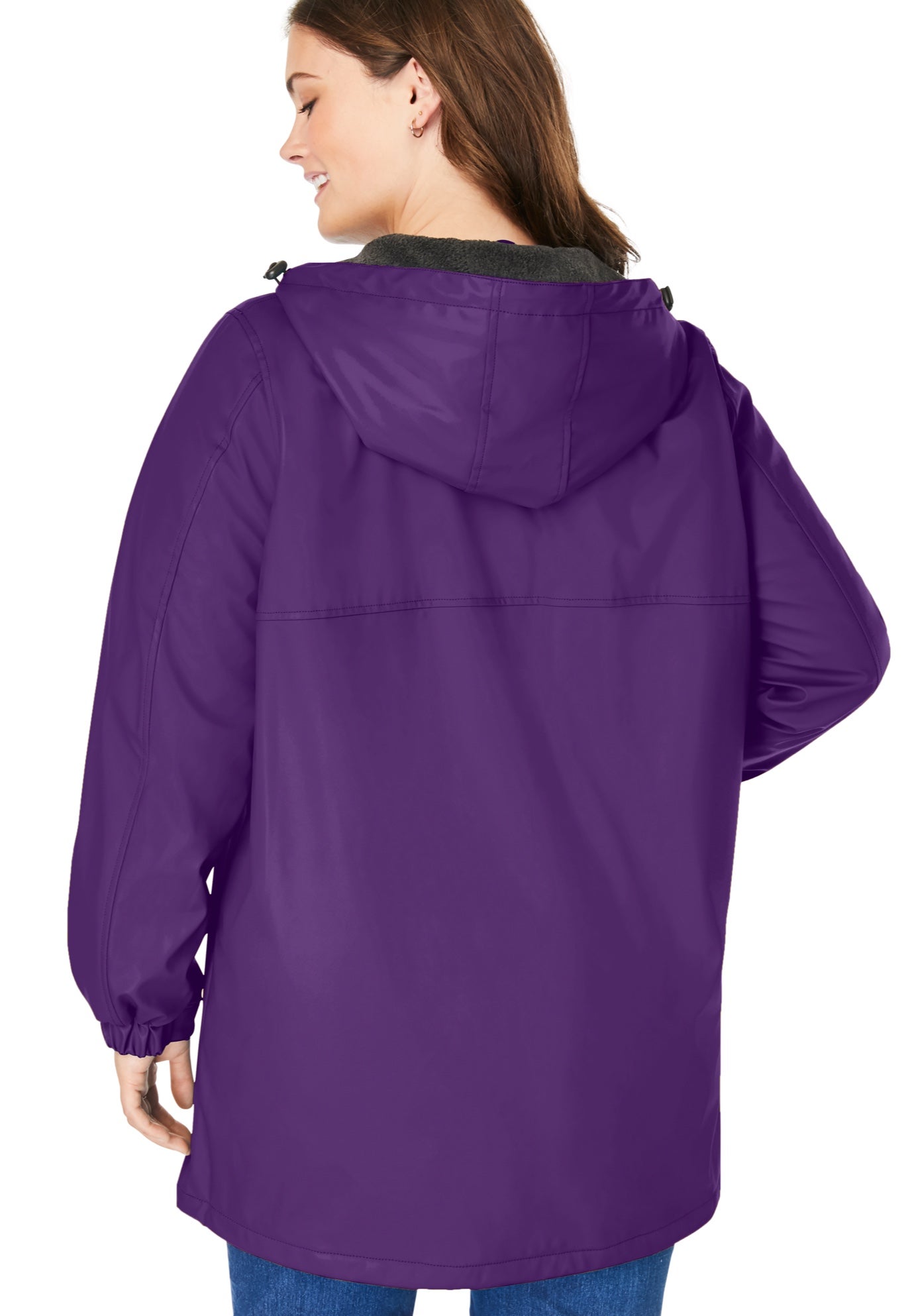 Hooded Slicker Raincoat image number 2