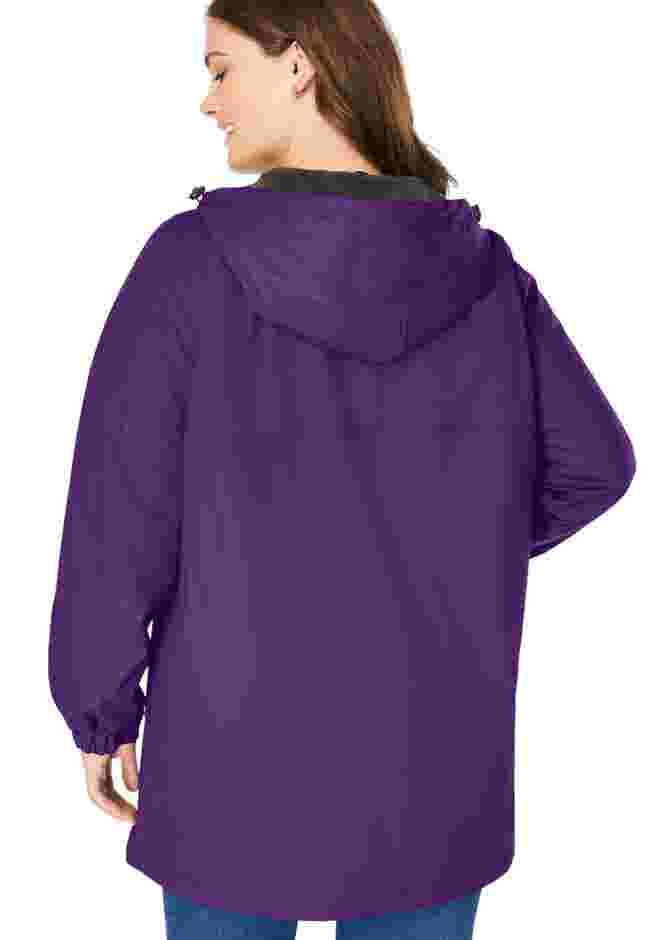 Hooded Slicker Raincoat image number 1