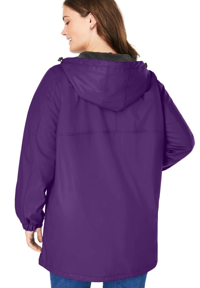 Hooded Slicker Raincoat image number 2