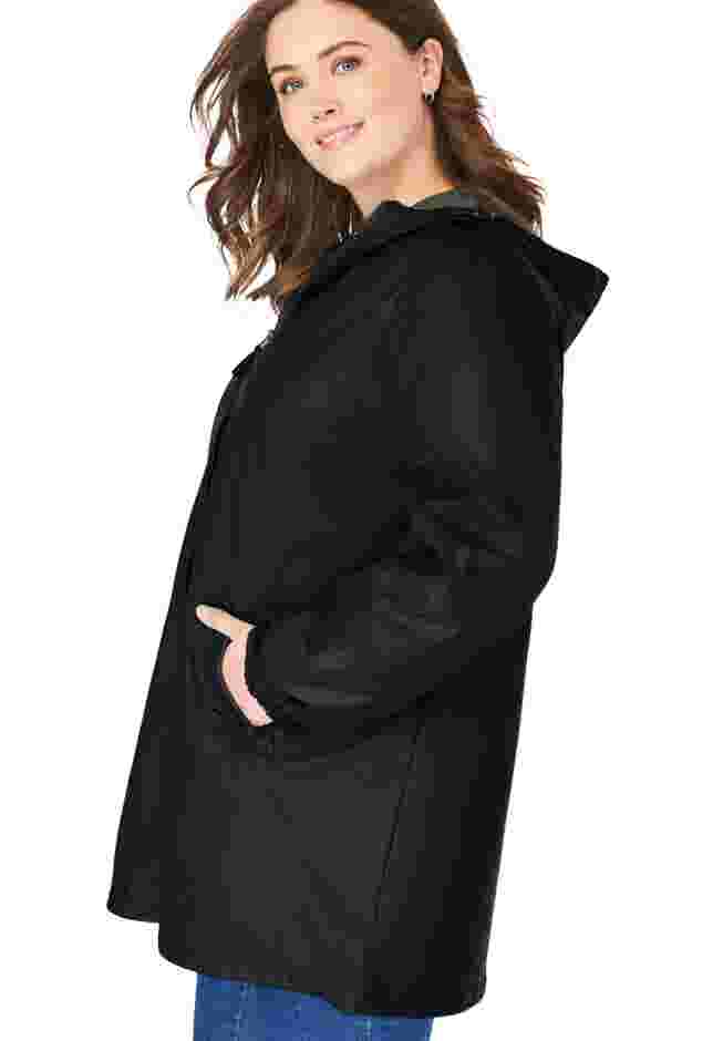 Hooded Slicker Raincoat image number 2