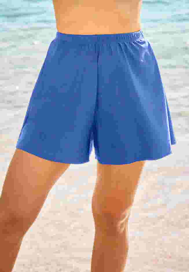 Loose Swim Short with Built-In Tummy Control Brief image number 0