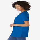 Perfect Short-Sleeve Keyhole Tee image number null