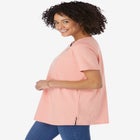 Perfect Short-Sleeve Keyhole Tee image number null