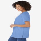 Perfect Short-Sleeve Keyhole Tee image number null