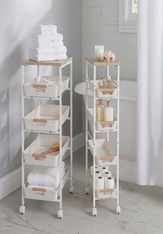 4-Tier Wide Kitchen Cart image number 1