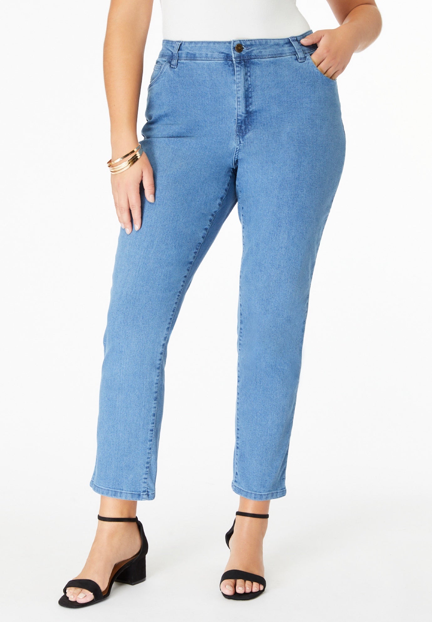 Plus Size 24/7 Boyfriend Jean image number 0