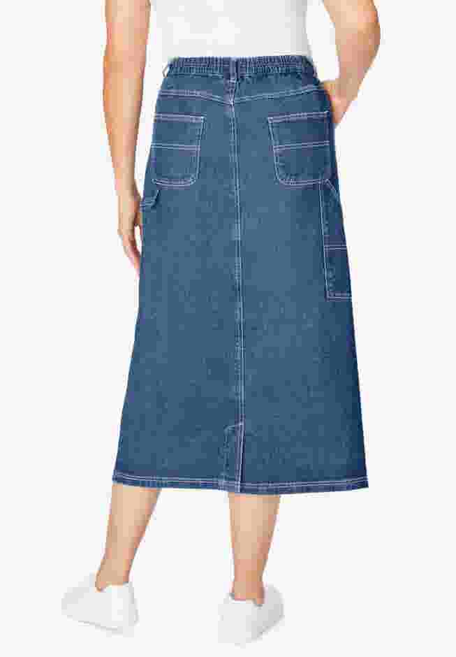 Carpenter Denim Skirt image number 1