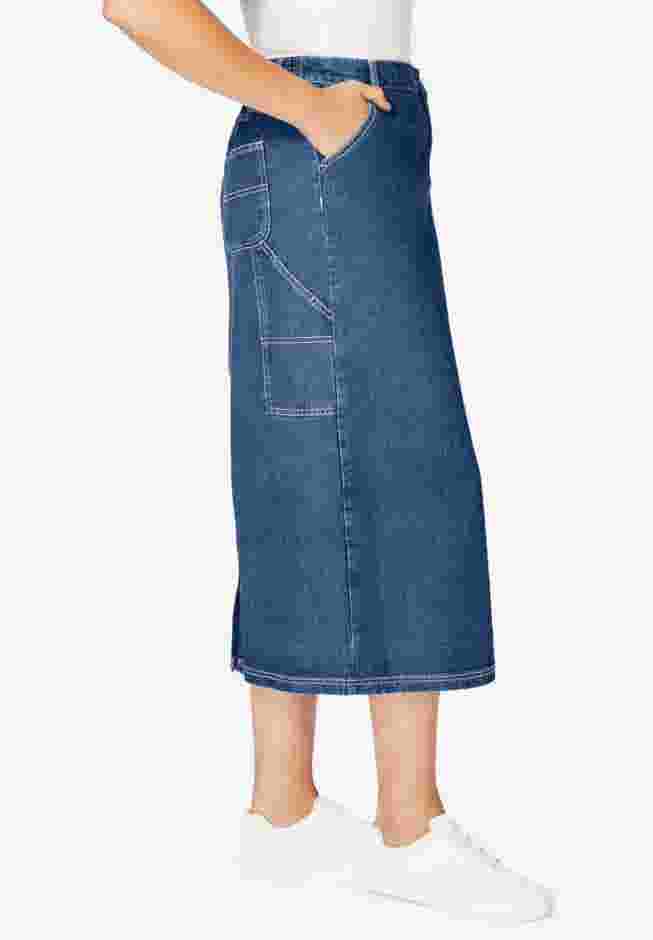 Carpenter Denim Skirt image number 2